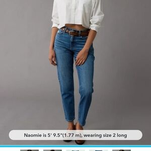 American Eagle Outfitters Strigid Curvy Mom Jeans